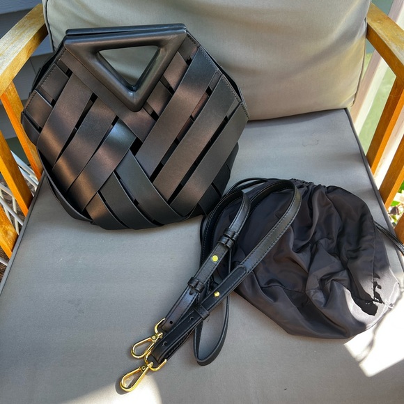 Woven shoulder bag + clutch - Picture 2 of 8